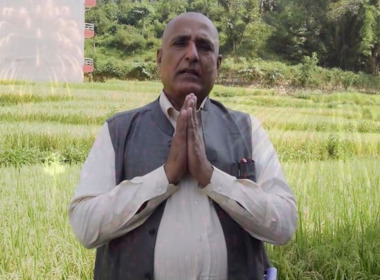 पैयूँ गाउँपालिका अध्यक्ष खगेन्द्र तिवारीद्वारा शुभकामना सन्देश