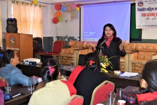 वालिङमा महिला जनप्रतिनिधिका लागि नेतृत्व तथा सञ्चार सीप तालीम  सम्पन्न