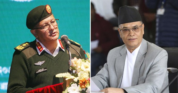 प्रधानन्यायाधीश र प्रधानसेनापतिबीच भेट