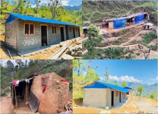 पर्वत वेलफेयर समाज युकेले पैयुँको जोखिम बस्तीका नागरिकलाई घर बनाईदिने 