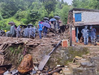 पर्वत पहिरो अपडेट: दश जनाको मृत्यु एक जना बेपत्ता
