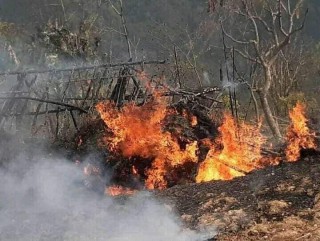 ललितपुरमा आगलागी हुँदा एकैपरिवारका चारजनाको मृत्यु
