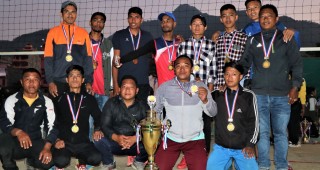 वालिङ भलिबल प्रतियोगितको उपाधी नवज्योतिलाई 