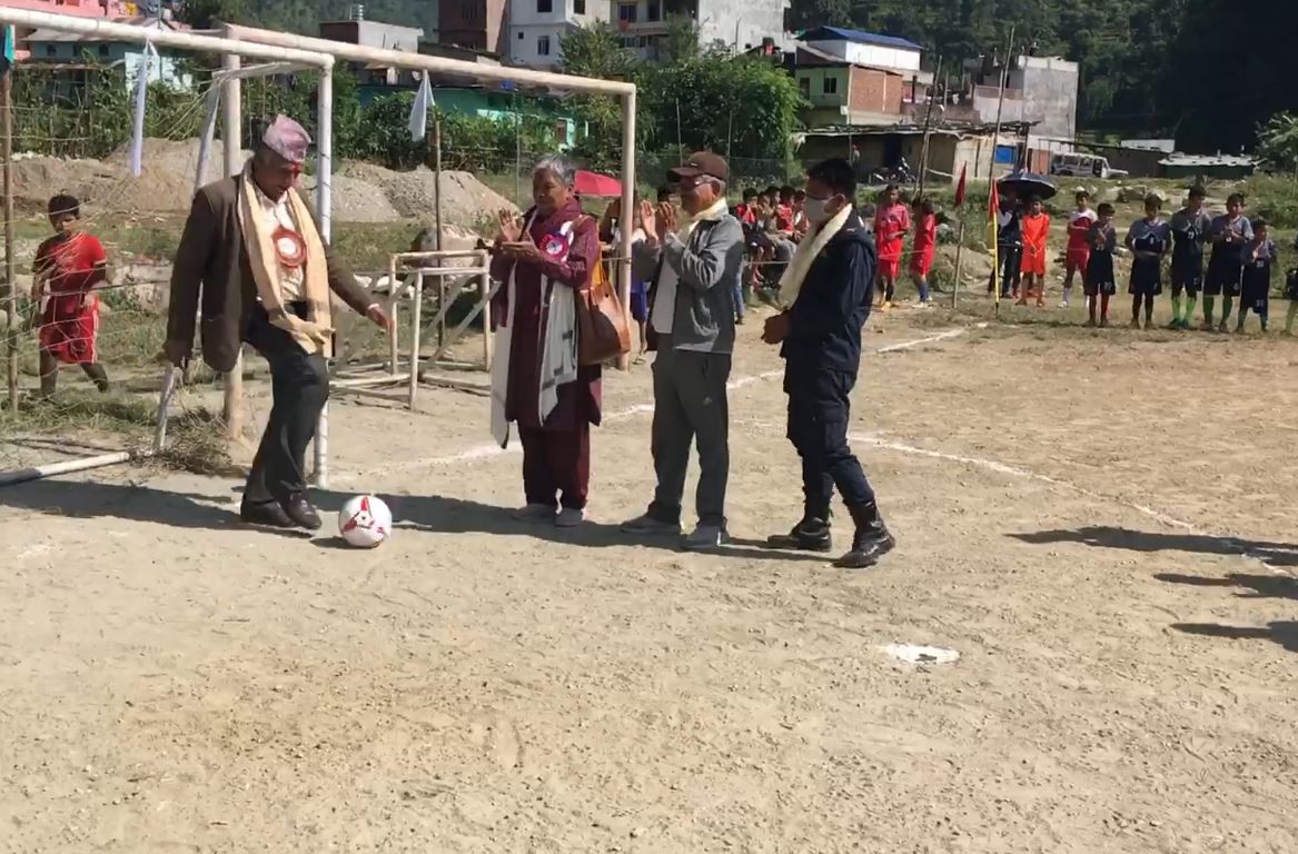 पैयूँमा अन्डर १४ तथा खुल्ला फुटवल प्रतियोगिता सुरु 