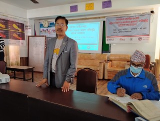 वालिङमा  स्वास्थ्यकर्मीहरुलाई बृहत पोषण प्याकेज क्षमता अभिबृद्धि तालिम कार्यक्रम