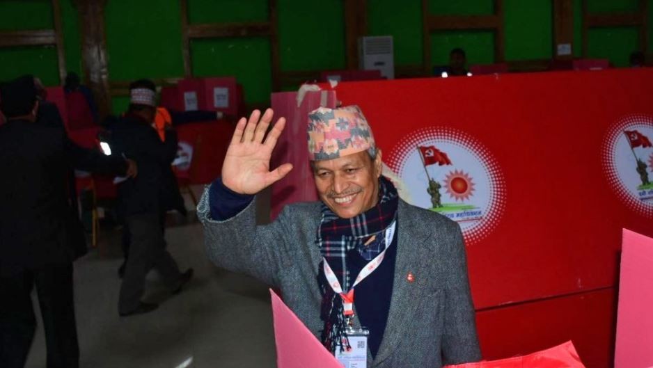 निर्वाचनको बेला पर्चा बाँड्ने काम रोक्न भीम रावलको माग