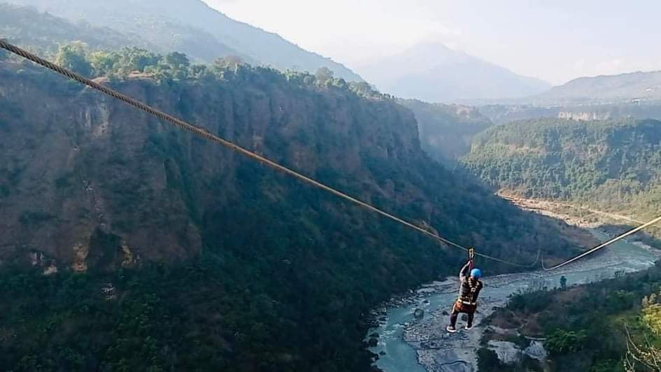 विश्वकै दोस्रो लामो जीपलाइन शनिबारदेखि व्यावसायिकरूपमा सुरु हुने