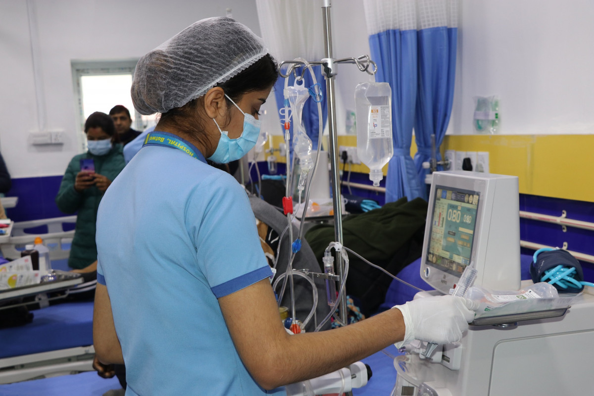 वालिङमा निःशुल्क डायलासिस सेन्टर सञ्चालनमा