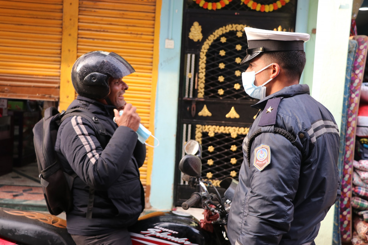 स्याङ्जामा  'तपाईको मास्क खै' अभियान