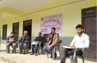 शैक्षिक गुणस्तरमा सुधार  गर्न वालिङमा विद्यार्थीसंग मेयर कार्यक्रम सुरु 