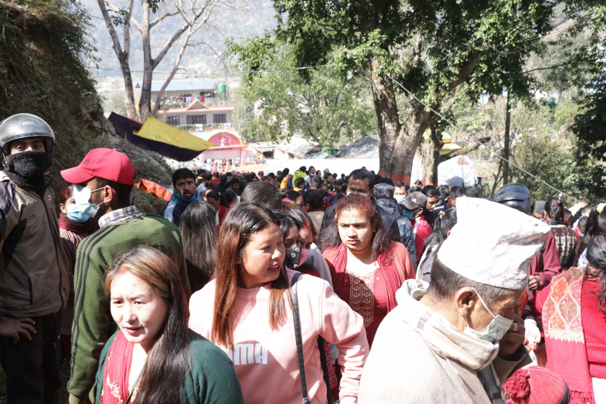 छाङ्छाङदी  छायाँक्षेत्र  मन्दिरमा भक्तजनको घुइँचो