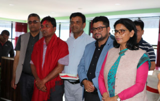 एमाले नगरकमिटि द्वारा आभार प्रकट