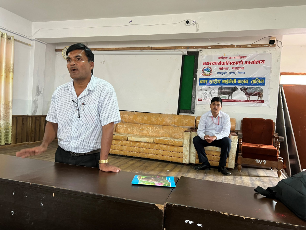 कृषि र पशुजन्य उत्पादनबिना समृद्धि संभव छैन –नगरप्रमुख खाँण