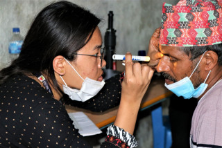 आँखा शिबिर सम्पन्न सम्पन्न