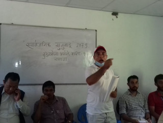 वालिङ हुवास सडक कालोपत्रे हुने