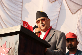 देशको हीतका निम्ति एमालेको सरकार चाहिएको छः अध्यक्ष ओली