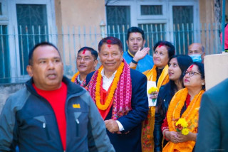 काठमाडौं १ मा कांग्रेसका प्रकाशमान सिंह विजयी