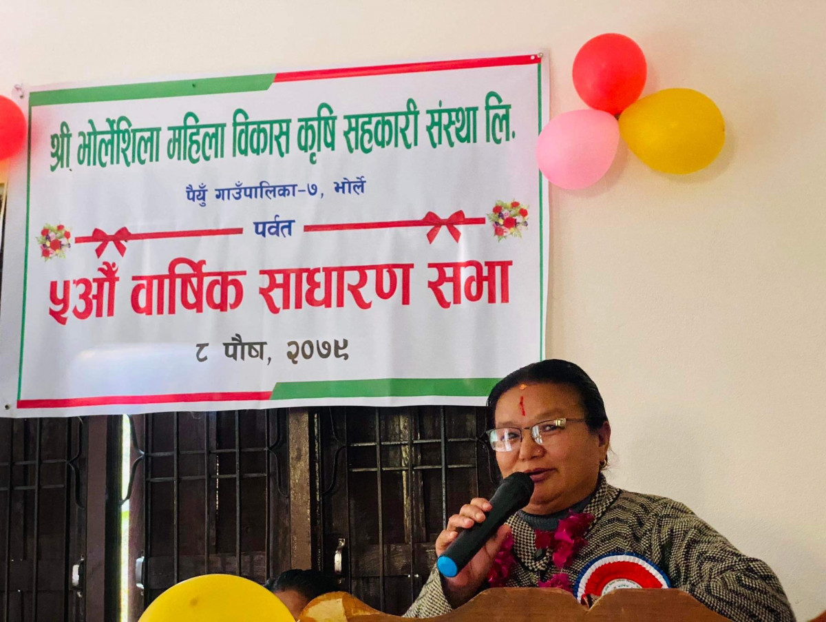 पैयूँमा उत्पादित वस्तुहरुको ब्राण्ड बनाएर बजार पठाउछौ - उपाध्यक्ष राना