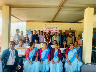 पैयूँ गाउँपालिकाको सबै वडा पूर्णखोप तथा दिगोपना घोषणा