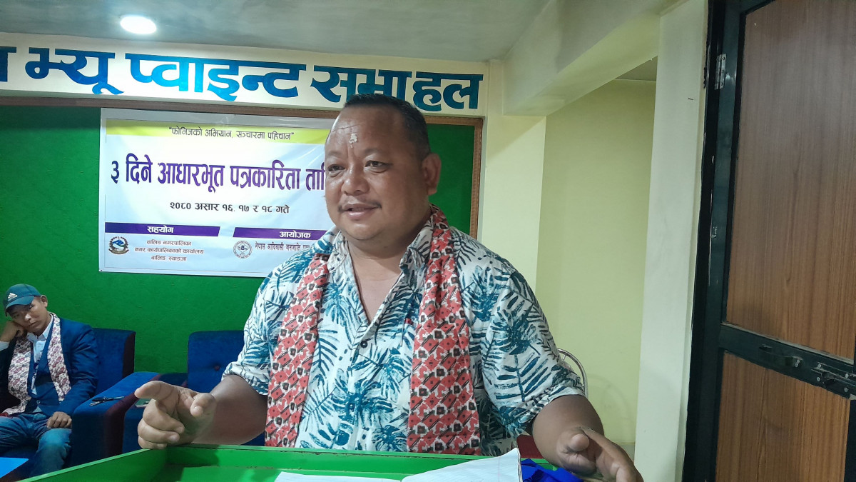 वालिङमा आयोजित पत्रकारिता तालीम सम्पन्न