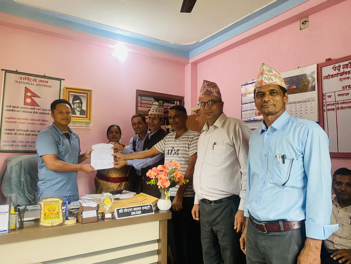 पैयूँमा असोज ३ गते देखी सबै विद्यालय बन्द, आन्दोलन समितिले पालिकामा बुझायो विज्ञप्ती