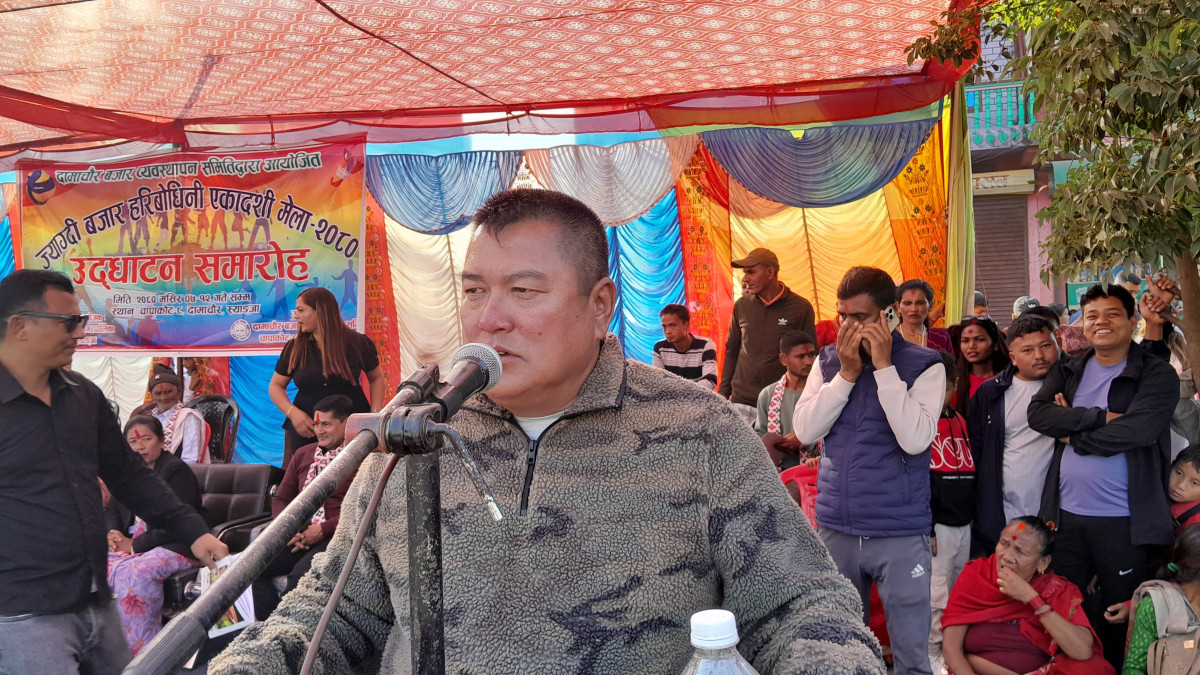 हरिवोधनी एकादशीका अवसरमा दामाचौरमा ज्याग्दी बजार, भलिबल प्रतियोगिता समुद्घाटन