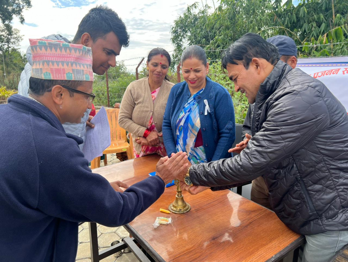 स्वास्थ्य क्षेत्रमा अब्बल बन्दै वालिङ
