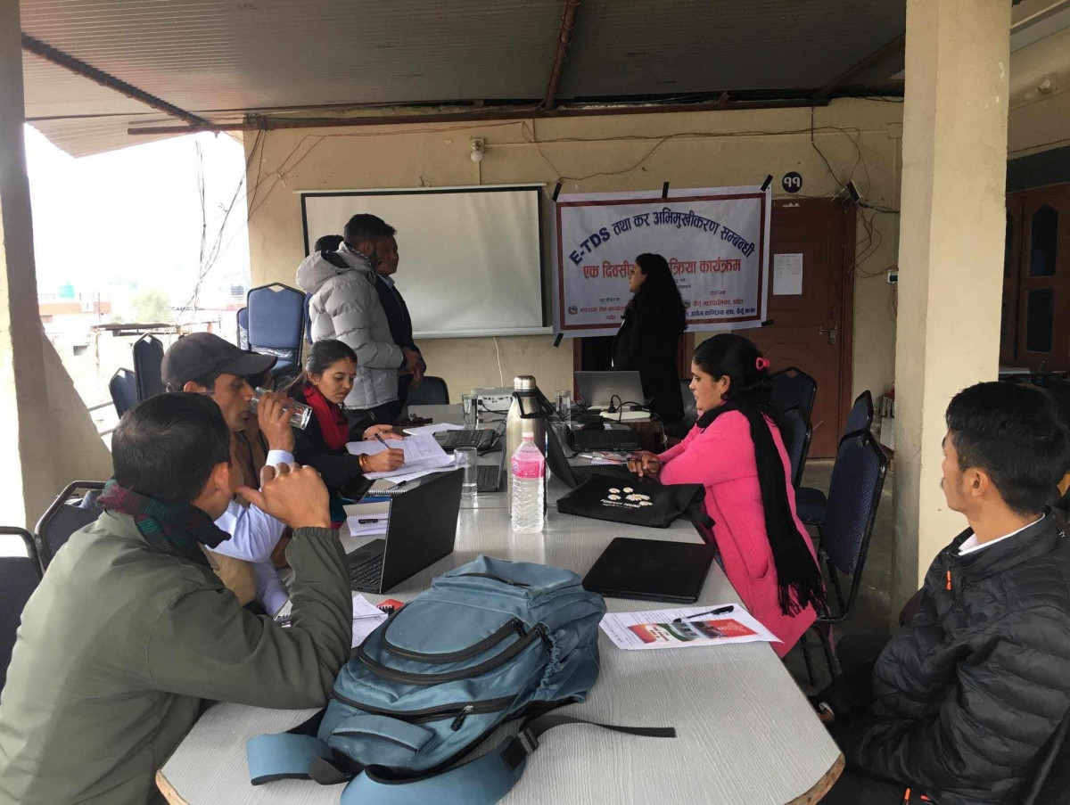 पैयूँमा एक दिवसीय E-TDS तथा कर सम्बन्धी अन्तरक्रिया कार्यक्रम