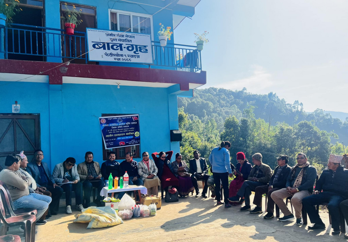 स्थापना दिवसको अवसरमा मुक्ति समाजद्वारा बालगृहमा सहयोग हस्तान्तरण