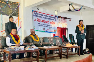 महाशिला गाउँपालिकामा मन्टेश्वरी तालिमको उद्घाटन