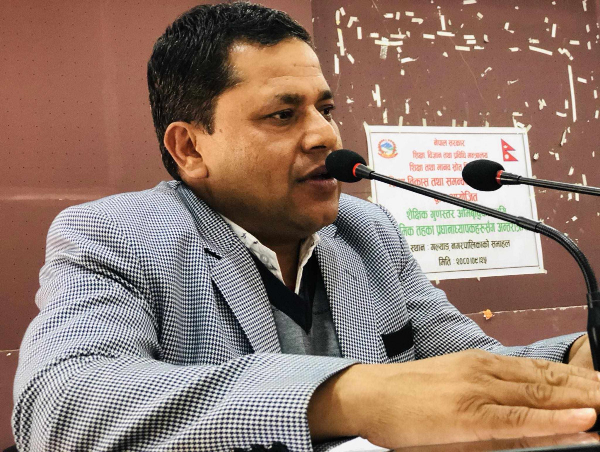 शिक्षा चेतनाको दियो होः नगर प्रमुख भट्टराई