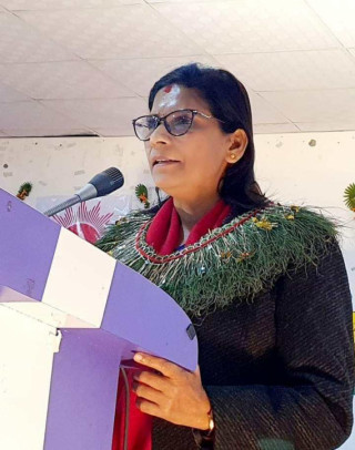 वालिङ महोत्सवको समापनमा प्रमुख आमन्त्रित व्यक्तित्व  पूर्व मन्त्री अर्याल
