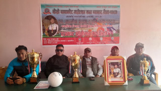 चापाकोटमा स्वर्गीय सन्तोष थापा स्मृतिकप २०८० हुने, पहिलो पटक राष्ट्रिय खेलाडीहरुको सहभागिता रहने