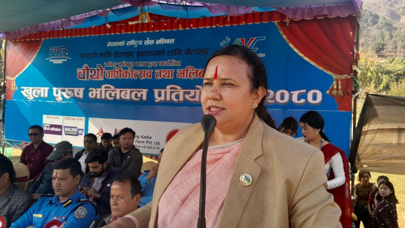 खेल क्षेत्रलाई व्यवस्थित बनाउन प्रदेश प्रतिवद्ध छ ः सांसद तिवारी