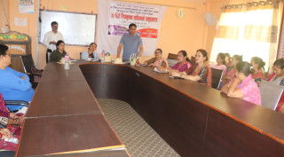 रामपुरमा हस्तकलासम्बन्धी तालिम सञ्चालन