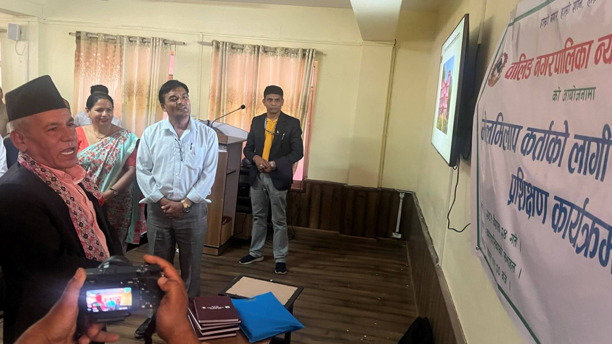 वालिङमा मेलमिलाप कर्ताको लागि एकदिवशीय प्रशिक्षण