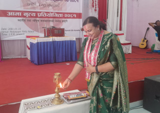 सप्तक सङ्गीतले वालिङमा आमा नृत्य प्रतियोगिता ग¥यो
