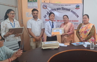 रामपुरमा विविध प्रतियोगितासहित विद्यार्थी सम्मान 