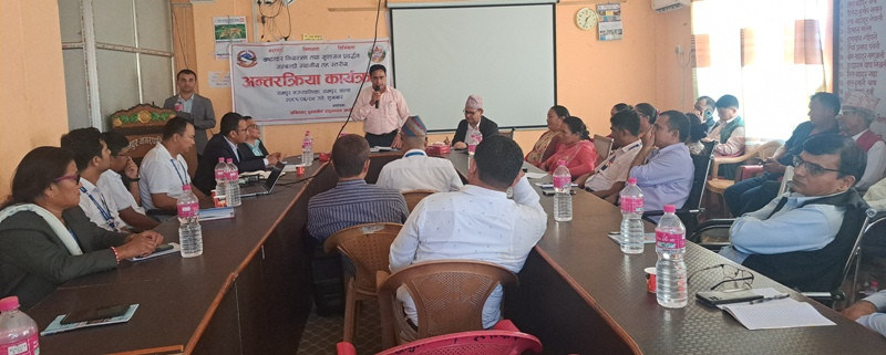 रामपुरमा भ्रष्टाचार नियन्त्रण तथा सुशासन प्रवर्द्धन सम्बन्धी स्थानीय तह स्तरीय अन्तरक्रिया 