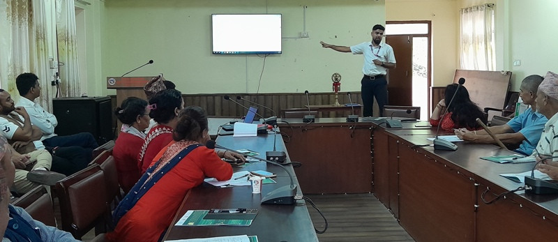 वालिङमा पानी तथा जलवायु परिवर्तन र जोखिम व्यवस्थापन सम्बन्धी नगर स्तरीय गोष्ठी