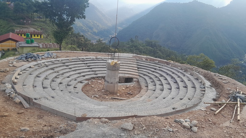 अर्जुन चौपारीमा नवग्रह पूजा स्थल बनाइदै, नेपालमै पहिलो नवग्रह पूजा स्थल हुने