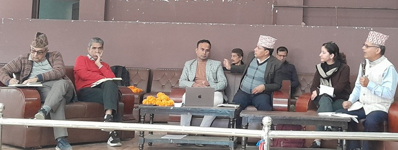 गल्याङमा जलवायु गोष्ठी एवम् अन्तरक्रिया