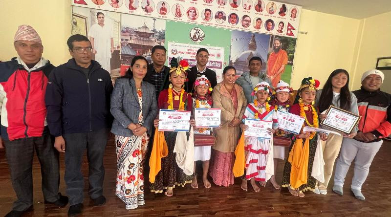 नगरस्तरीय विद्यार्थी नृत्य प्रतियोगितामा बालविद्या प्रथम