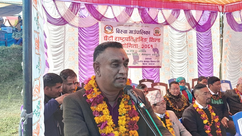 बिरुवामा छैटौं राष्ट्रपति रनिङ शिल्ड प्रतियोगिता सुरु
