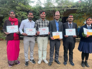 जिल्ला स्तरीय हाजिरीजवाफ प्रतियोगितामा पैयूँ गाउँपालिका प्रथम