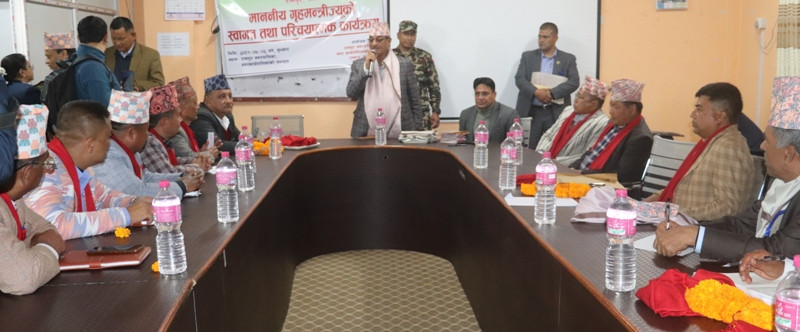 स्थानीय सरकार संविधानले सबैभन्दा धेरै विश्वास गरेको र जिम्मेवारी बढी भएको सरकार हो—गृहमन्त्री लेखक