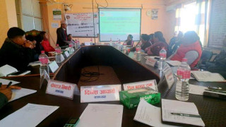 रामपुरमा एचपिभी खोप सम्बन्धी अभिमुखिकरण 