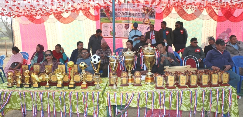 सेवेन ए साइड लिग फुटबल प्रतियोगिता—२०८१ को उपाधी भूपूलाई