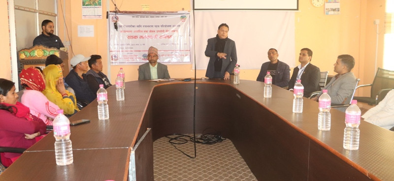 रामपुरमा सीप विकास सम्बन्धी तालिम 