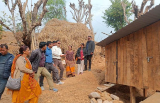 वालिङ नगरपालिकाद्वारा बाख्राका लागि आधुनिक खोर निर्माणमा जोड 